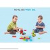 Zooawa [90 Pcs] Building Blocks Set Hedgehog Sensory Soft Stacking Toy Educational Construction Interlocking Bricks for Toddlers & Kids Colorful B077MBV2MW